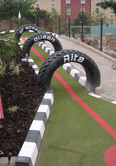 Bike Trak through Large Wheel markings