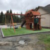 King Kong Clubhouse Pkg IV with Wood Roof and Lower Playhouse 1
