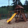 Rainbow Clubhouse Pkg II with Wood Roof - Kidsland 2